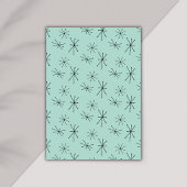 30歳の誕生日レトロミッドセンチュリーモダンカラフル 招待状