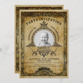 30歳の誕生日ヴィンテージレトロ写真を追加する 招待状