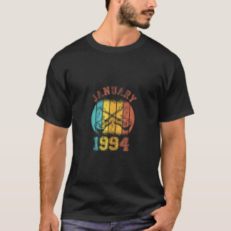 30歳の誕生日ヴィンテージ1994年1月レトロ30年 Tシャツ