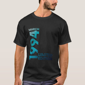 30歳の誕生日ヴィンテージ1994年3月30歳の男性 Tシャツ