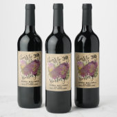 30歳の誕生日応援から30歳のヴィンヤード素朴まで ワインラベル (ボトル)