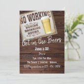 30歳の誕生日応援をビアーズメンス招待状 招待状 (スタンド正面)