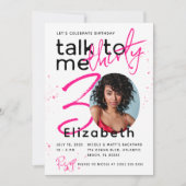 30歳の誕生日招待状カード 招待状 (正面)