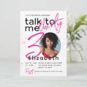 30歳の誕生日招待状カード 招待状 (スタンド正面)