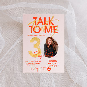 30歳の誕生日招待状カード 招待状