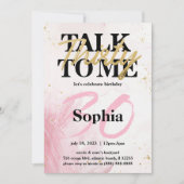 30歳の誕生日招待状カード 招待状 (正面)