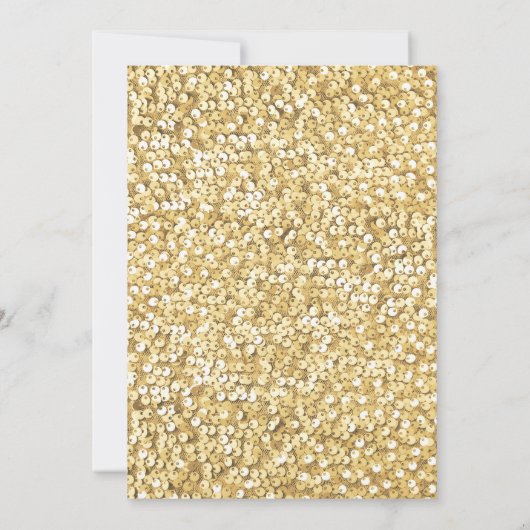 30歳の誕生日招待状 – ホットピンクホワイト金ゴールド 招待状 (裏面)