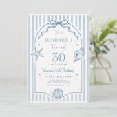 30歳の誕生日招待状 招待状 (スタンド正面)