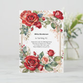 30歳の誕生日招待状 招待状 (スタンド正面)