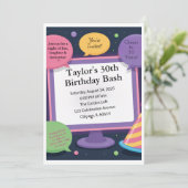 30歳の誕生日招待状 招待状 (スタンド正面)