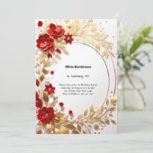 30歳の誕生日招待状 招待状 (スタンド正面)