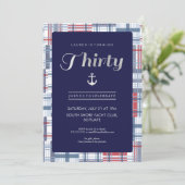 30歳の誕生日招待状- 30歳航海の夏 招待状 (スタンド正面)