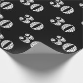 30歳の誕生日文字 ラッピングペーパー (角)