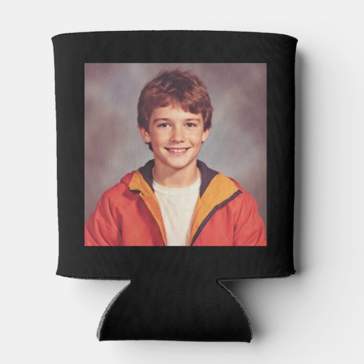 30歳の誕生日白黒Instagram写真 缶クーラー (裏面)