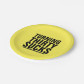 30歳の誕生日紙プレート、30最低歳 ペーパープレート (アングル)