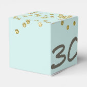 30歳の誕生日紙吹雪 フェイバーボックス (裏面サイド)