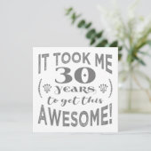 30歳の誕生日素晴らし カード (スタンド正面)