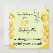 30歳の誕生日 (正面)