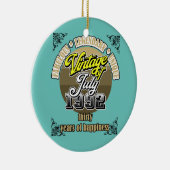 30歳の誕生日1992年7月ヴィンテージ30年 セラミックオーナメント (右)