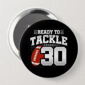 30歳の誕生日30年カップルの記念日に取り組む 缶バッジ (正面&裏面)
