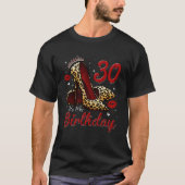 30歳の誕生日30歳とFに踏み込んだハイヒール Tシャツ (正面)