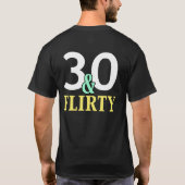 30歳の誕生日30歳気のあるそぶりをしたと Tシャツ (裏面)