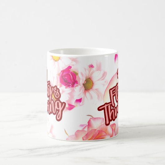 30歳の誕生日30気のあるそぶりをしたと繁栄するおもしろいピンク コーヒーマグカップ (中央)