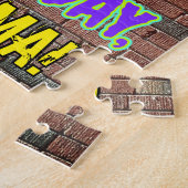 30歳の誕生日~おもしろい、アーバングラフィティインスパイアルック ジグソーパズル (側面)