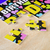 30歳の誕生日 – おもしろい、愛するハートシェイプ+「30」 ジグソーパズル (側面)