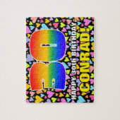 30歳の誕生日 – おもしろい、愛するハートシェイプ+「30」 ジグソーパズル (縦)