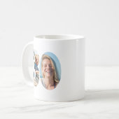 30歳の誕生日 カスタム 2枚の写真 コーヒーマグカップ (正面左)