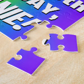 30歳の誕生日:カラフルおもしろいレインボーパターン# 30 ジグソーパズル (側面)