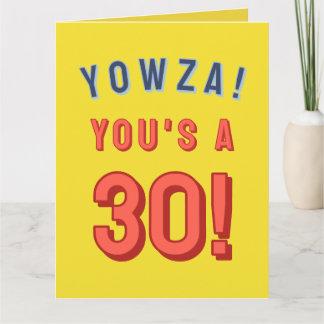 30歳の誕生日 カード