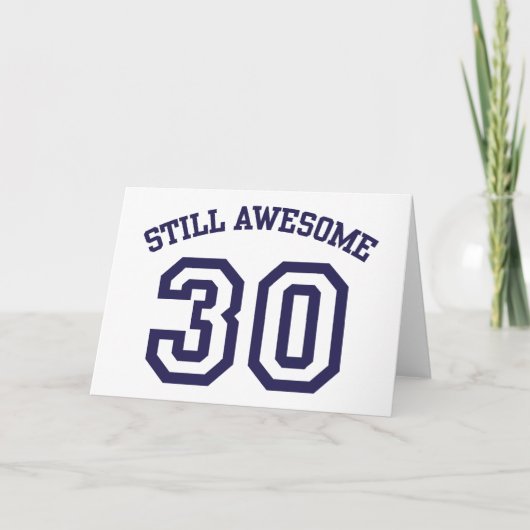 30歳の誕生日 カード (正面)