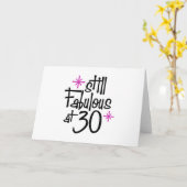 30歳の誕生日 カード (黄色い花)