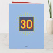 30歳の誕生日 カード (裏面)