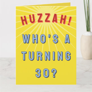 30歳の誕生日 カード