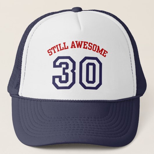 30歳の誕生日 キャップ (正面)