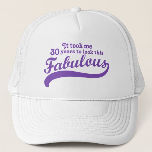 30歳の誕生日 キャップ (正面)