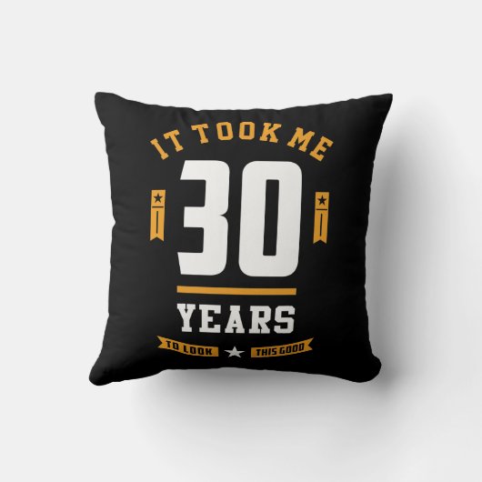 30歳の誕生日 クッション (裏面)