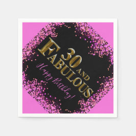 30歳の誕生日 スタンダードカクテルナプキン