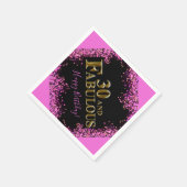 30歳の誕生日 スタンダードカクテルナプキン (角)