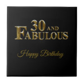 30歳の誕生日 タイル (正面)