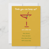 30歳の誕生日-ダーティ30招待状 招待状 (裏面)