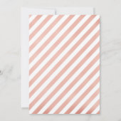 30歳の誕生日 – バラ金ゴールドバルーン 招待状 (裏面)