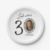 30歳の誕生日 ペーパープレート (正面)