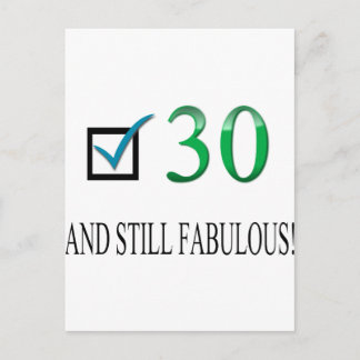 30歳の誕生日 ポストカード