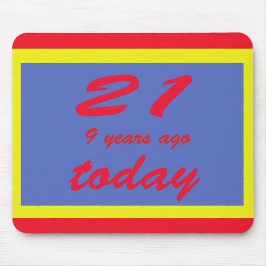 30歳の誕生日 マウスパッド (正面)