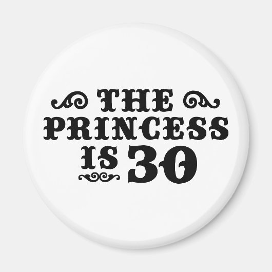 30歳の誕生日 マグネット (正面)
