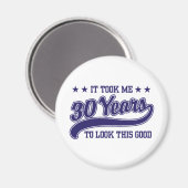 30歳の誕生日 マグネット (正面/裏面)